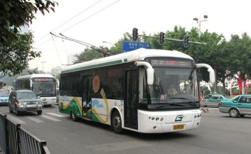 Автобус в Гуанчжоу